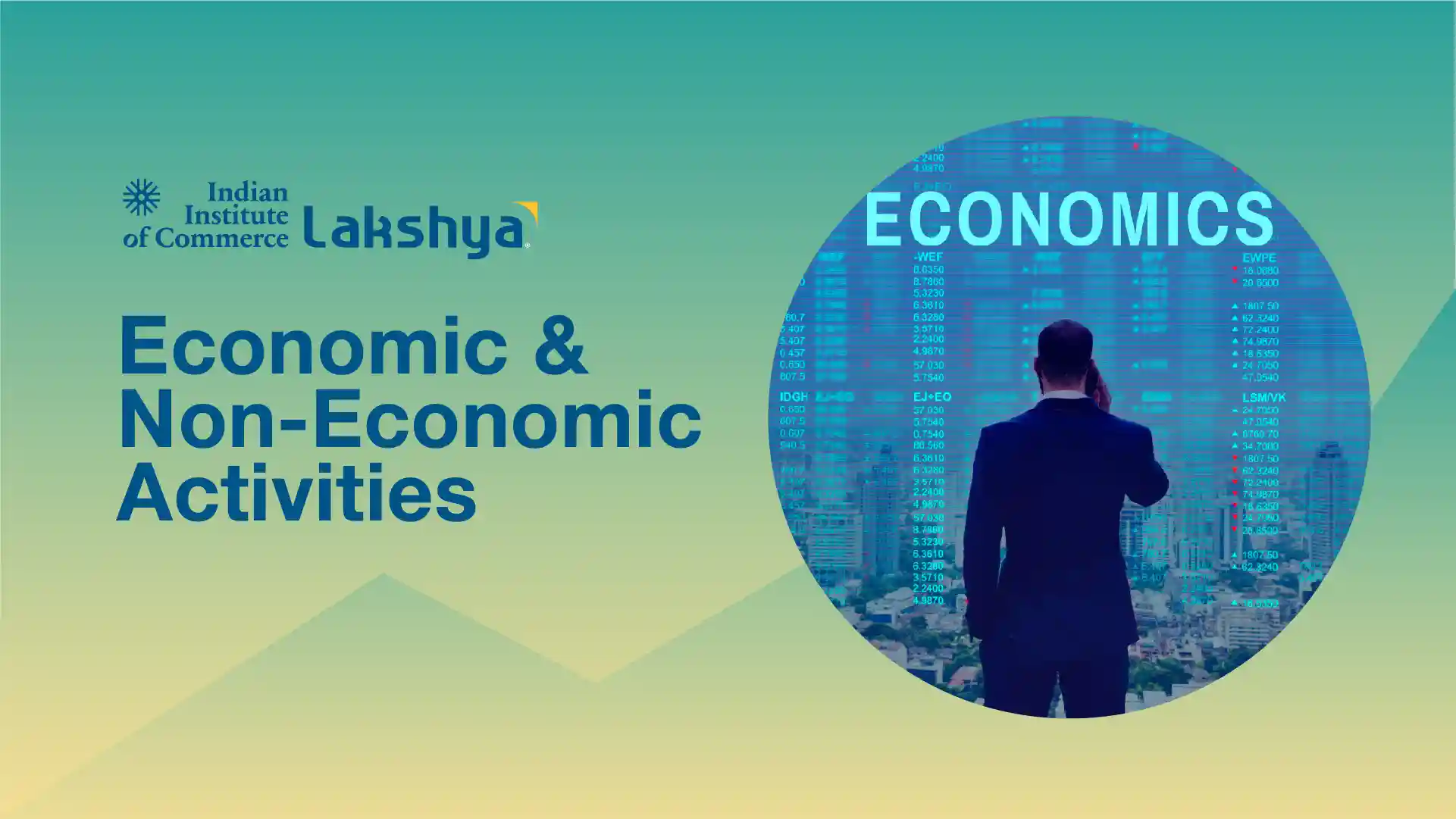 Economic and Non-Economic Activities 