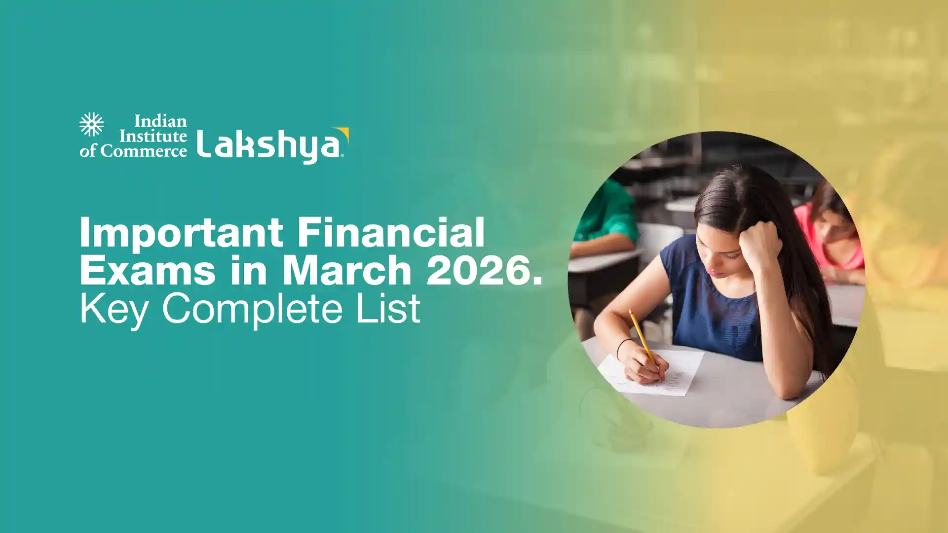 Important Financial Exams in March