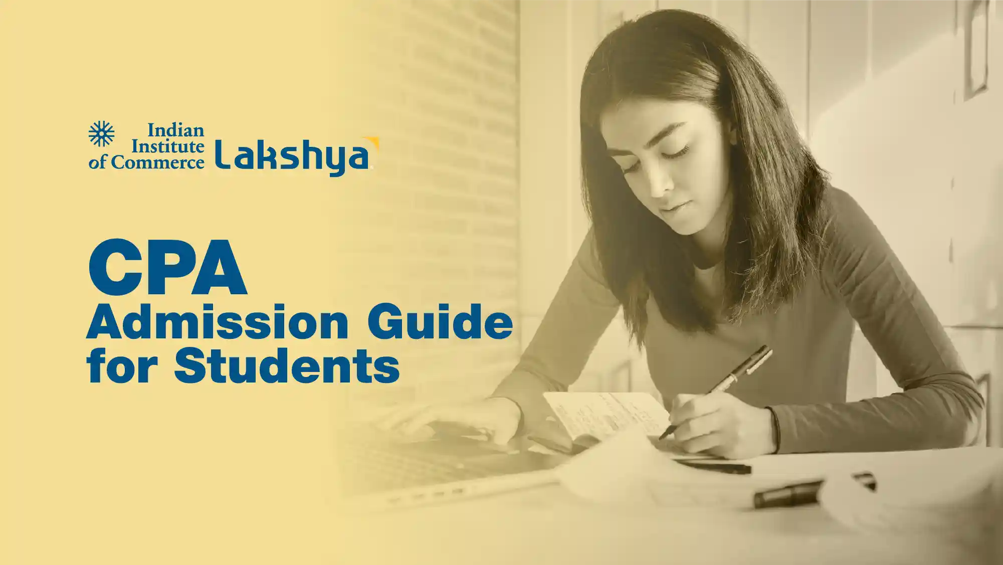 Student reviewing a CPA admission guide for 2026