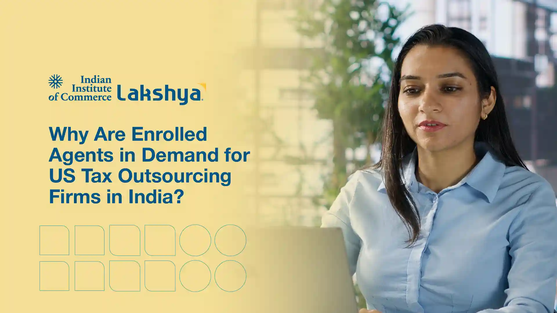 Commerce graduate working on US tax returns as an Enrolled Agent at a tax outsourcing firm in India