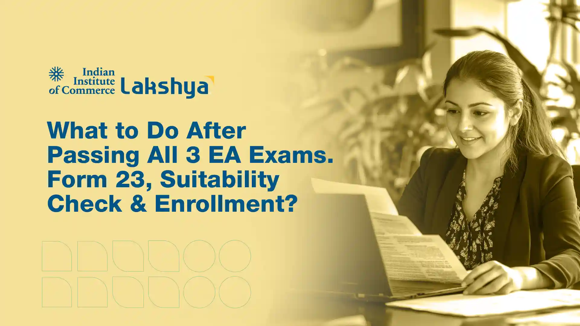 Indian EA candidate completing Enrolled Agent Registration by filing IRS Form 23 after passing all three EA exam parts