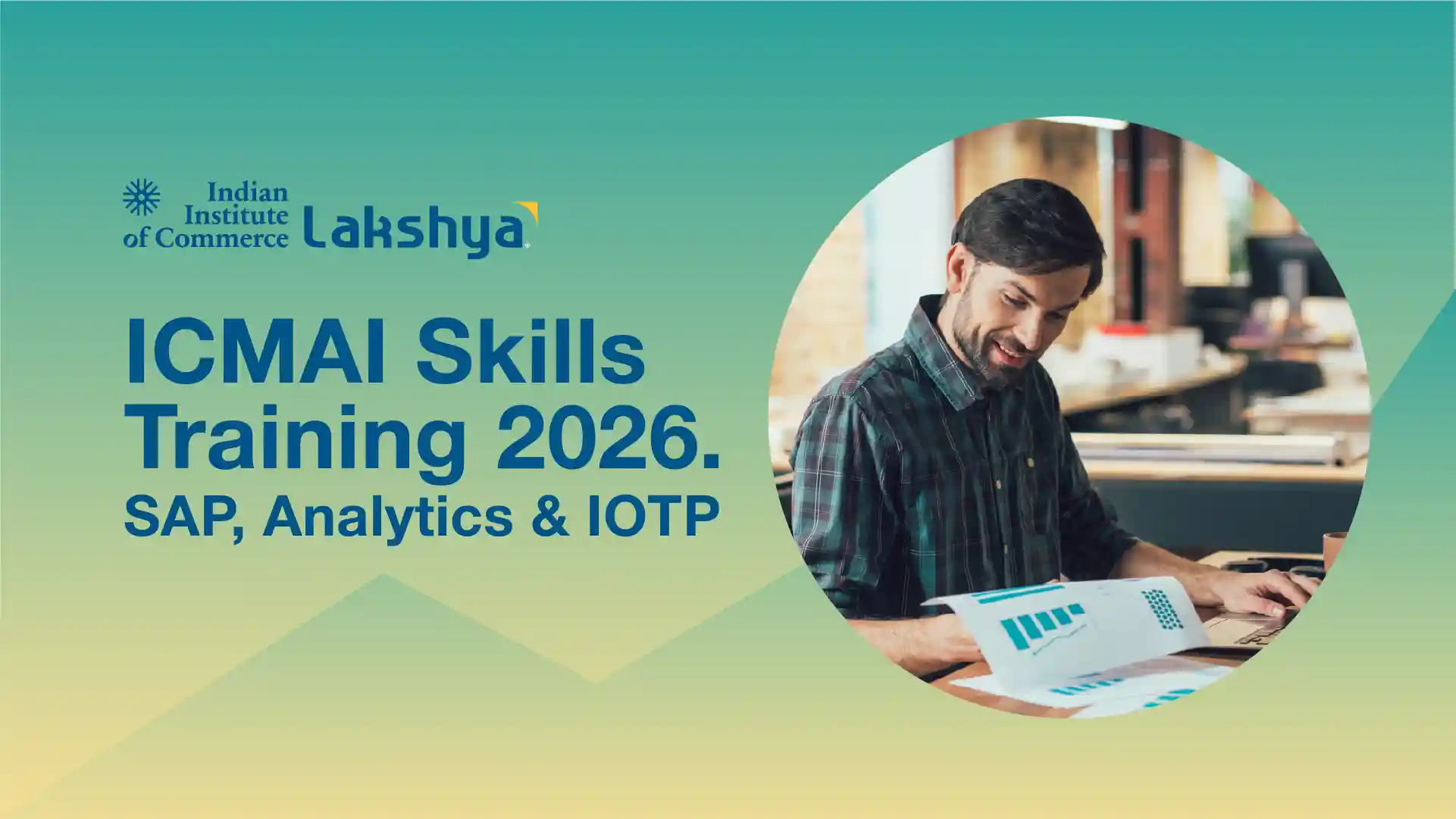 CMA student completing ICMAI skills training in SAP, analytics and IOTP