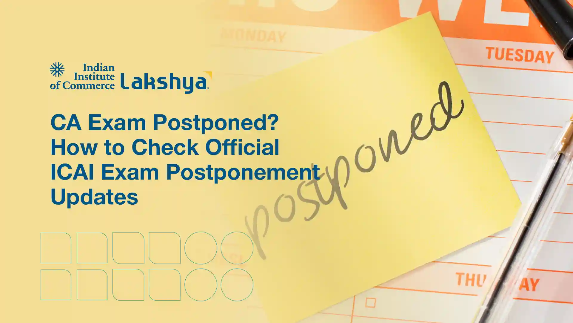 CA Exam Postponement Updates: Official ICAI Guide