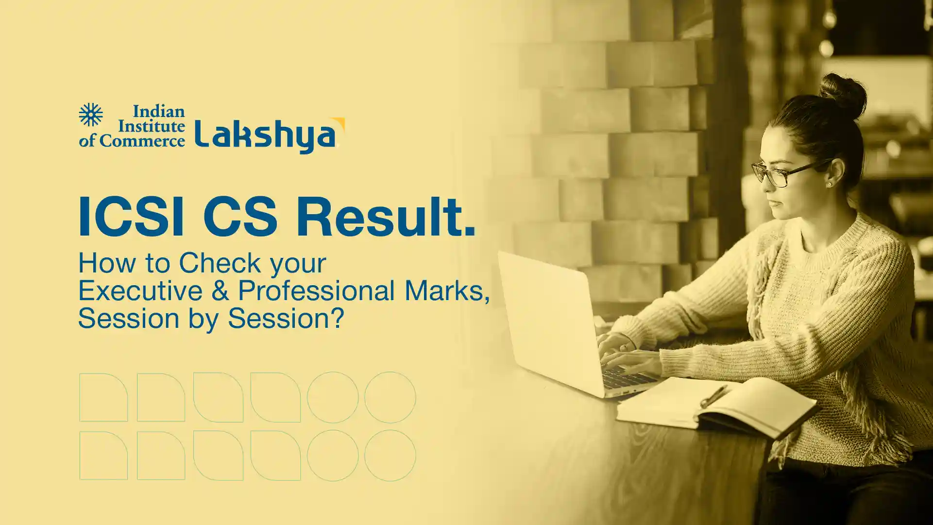 Student checking CS Result for ICSI Executive and Professional programmes on the official website