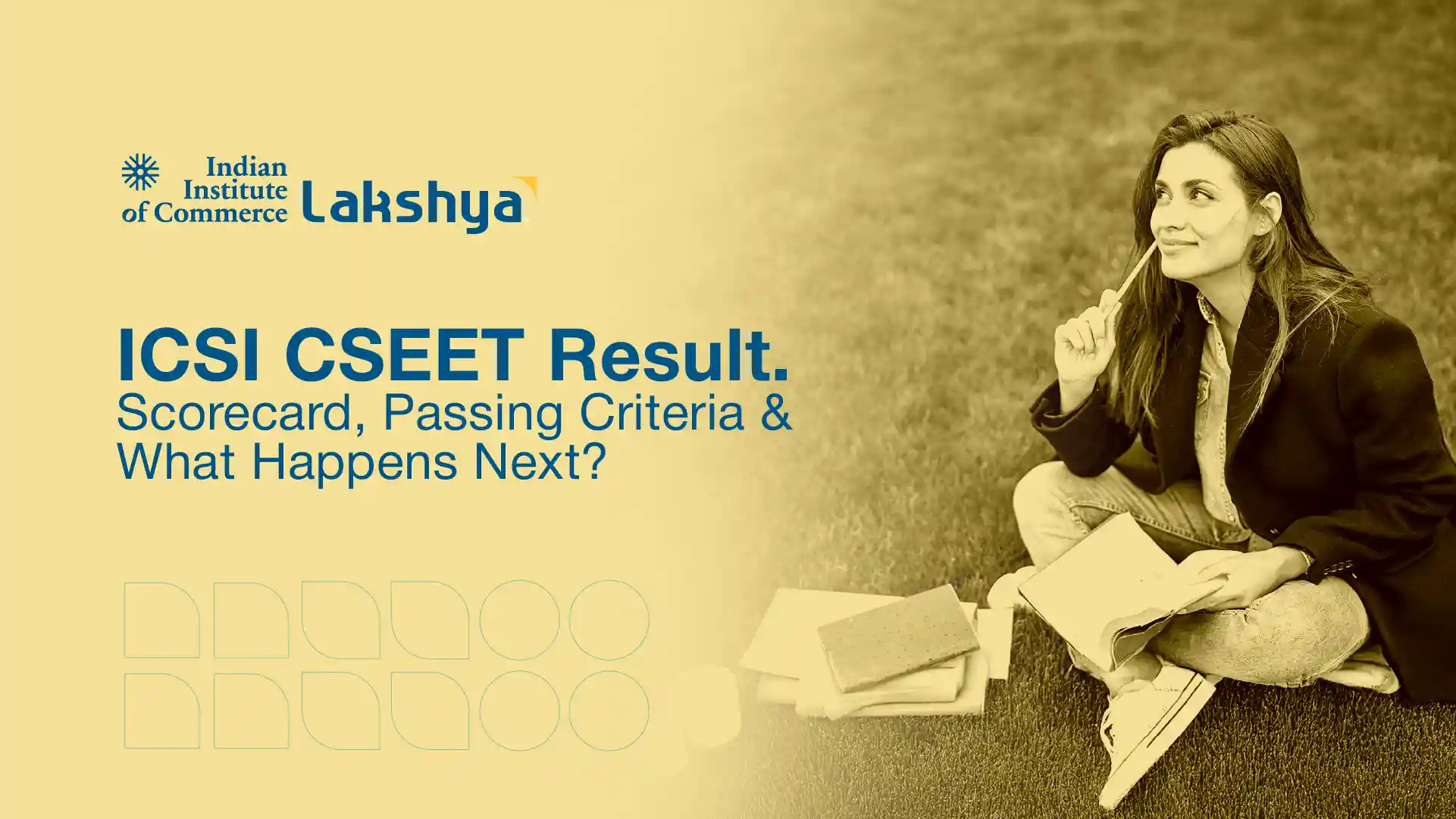 Student checking ICSI CSEET result scorecard on the official icsi.edu portal