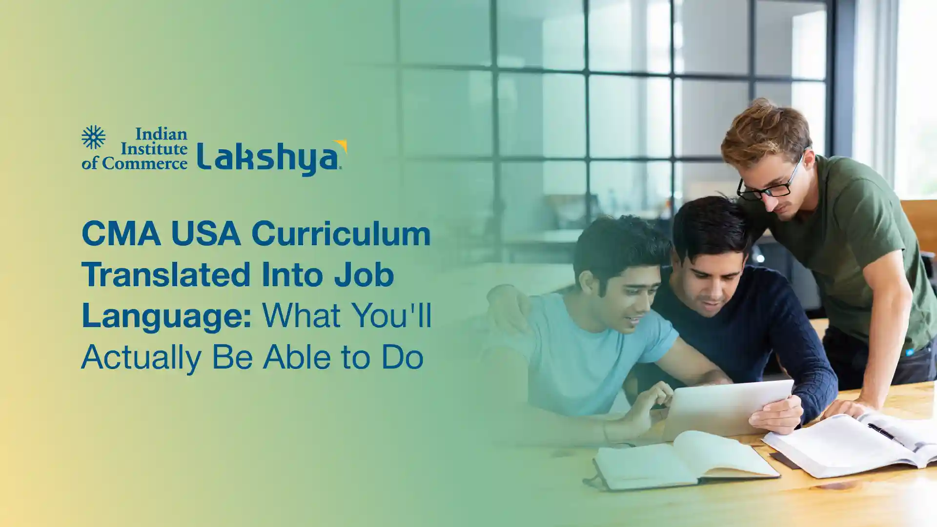 CMA USA Curriculum Translated Into Job Language