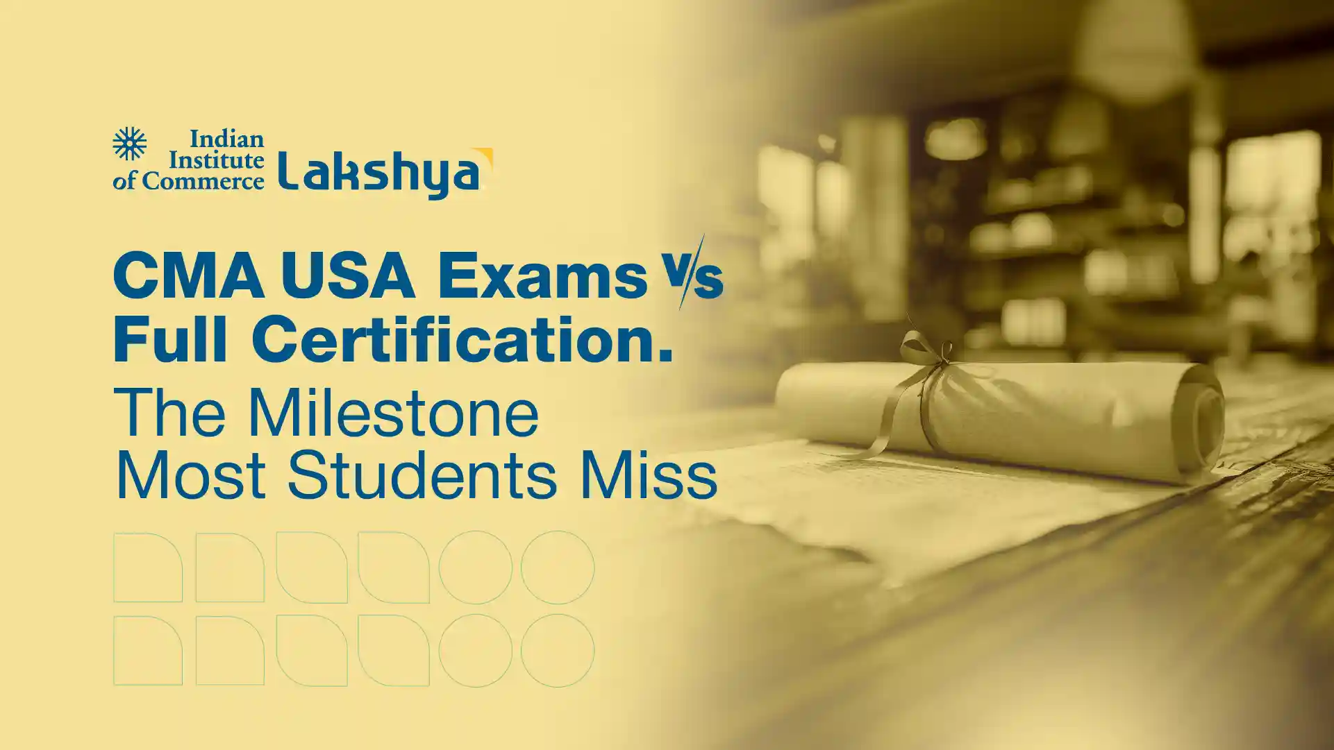 Commerce graduate reviewing CMA USA certification requirements after clearing both parts of the CMA USA exam