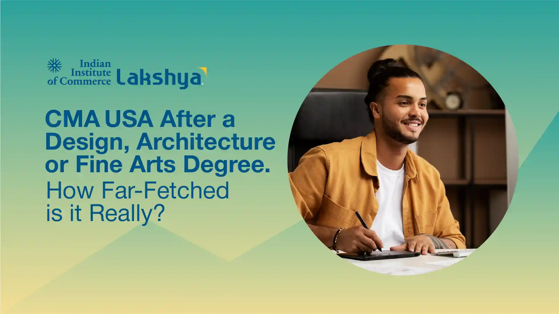 Architecture graduate studying CMA USA alongside project budgets and design plans