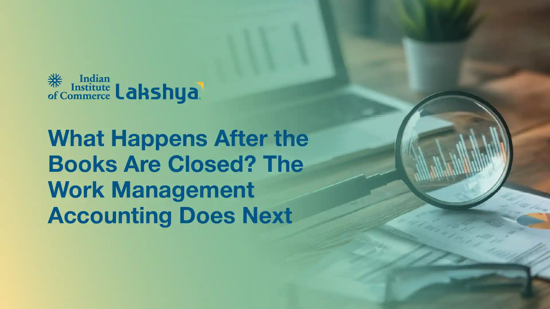 Management accountant reviewing budget and variance reports after month-end closing, showing the functions of management accounting