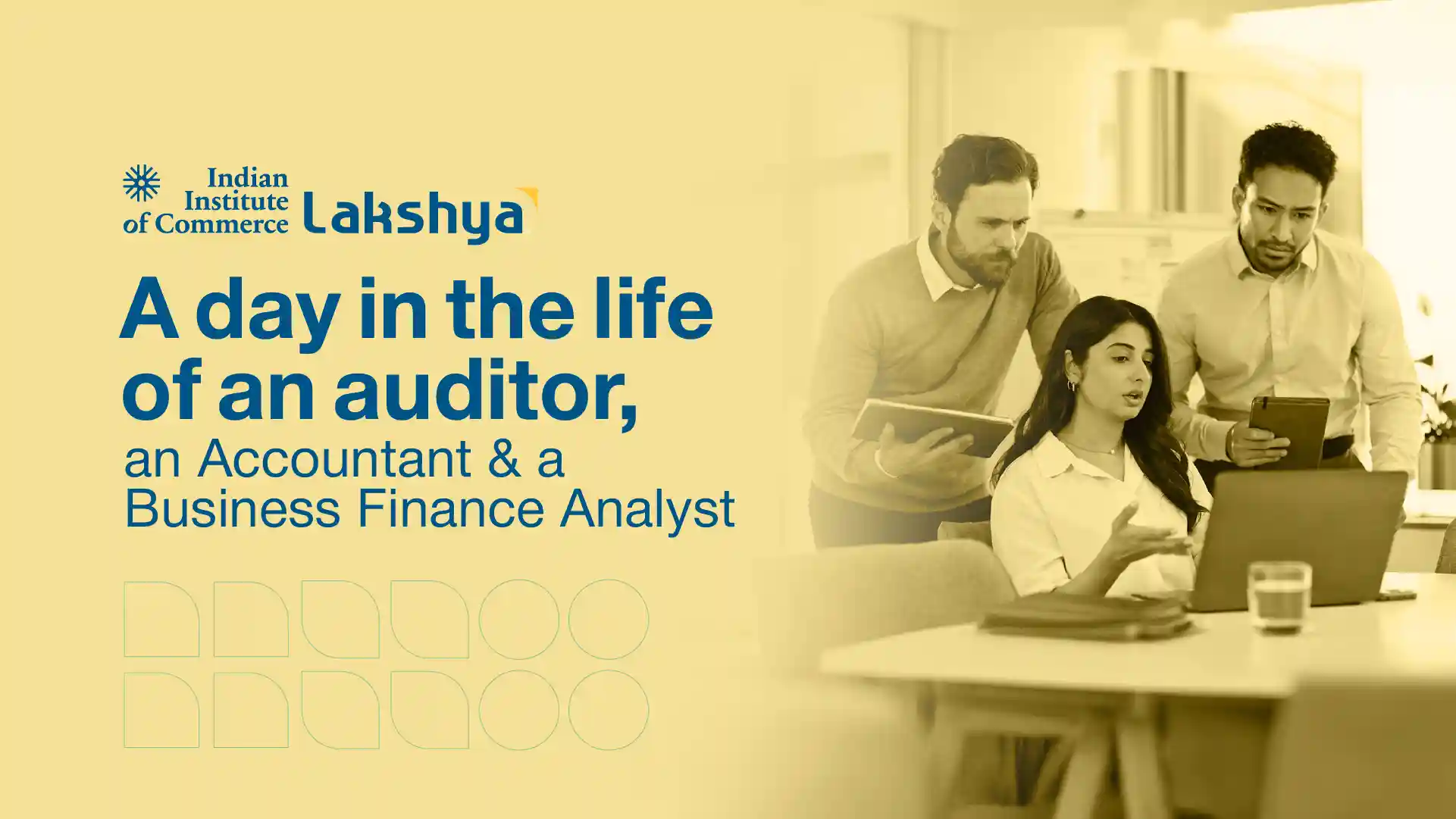 Auditor accountant and finance analyst comparing finance careers